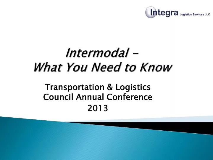intermodal what you need to know