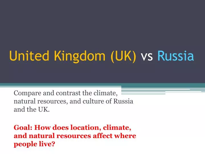 united kingdom uk vs russia
