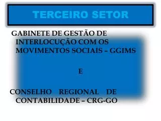 terceiro setor