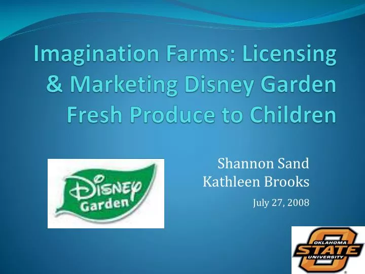 imagination farms licensing marketing disney garden fresh produce to children