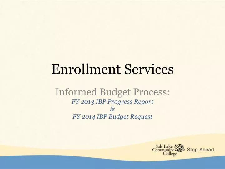 enrollment services