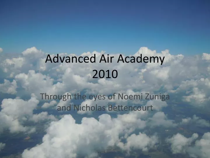 advanced air academy 2010