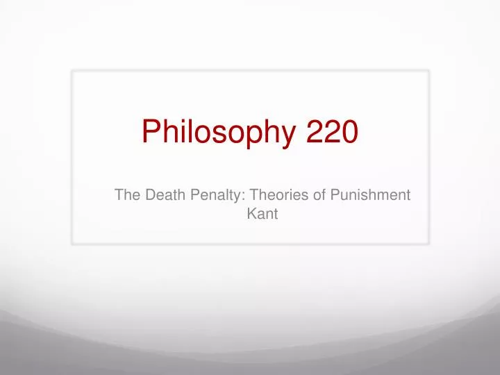 philosophy 220