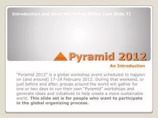 Pyramid 2012