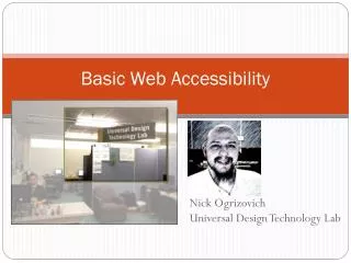 Basic Web Accessibility