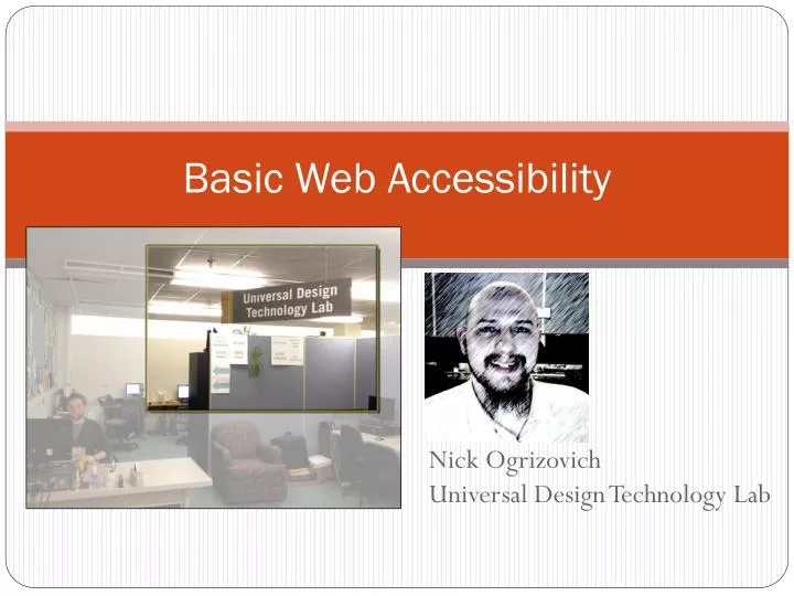 basic web accessibility
