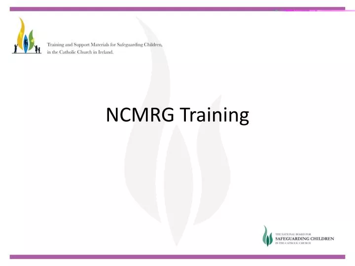 ncmrg training