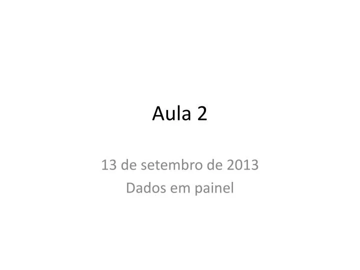 aula 2