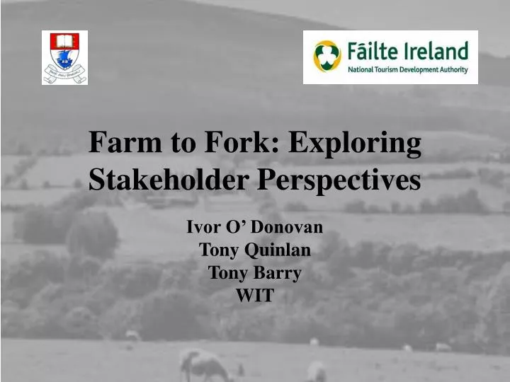 farm to fork exploring stakeholder perspectives
