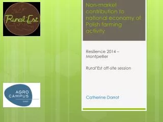 Non-market contribution to national economy of Polish farming activity