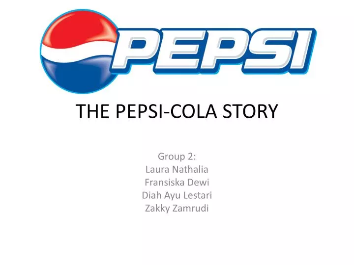 the pepsi cola story