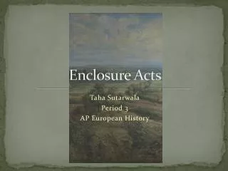Enclosure Acts