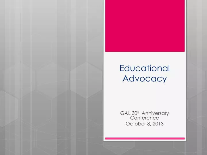 educational advocacy
