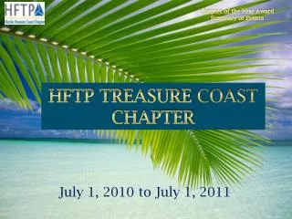 HFTP TREASURE COAST CHAPTER