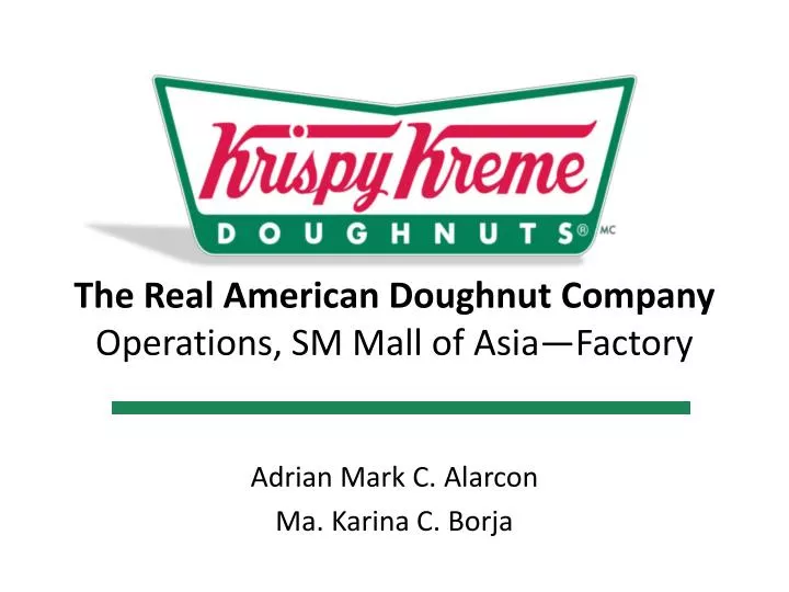 the real american doughnut company operations sm mall of asia factory