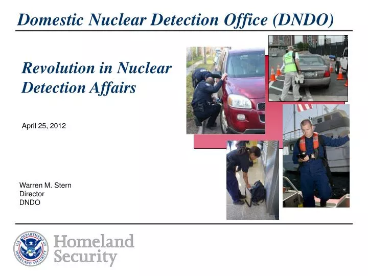 domestic nuclear detection office dndo