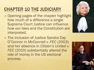 Chapter 10 The Judiciary