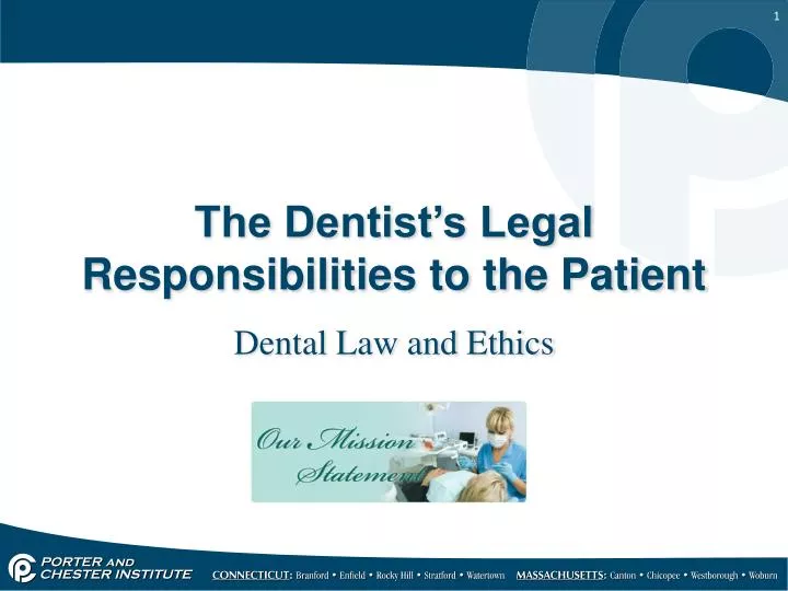 the dentist s legal responsibilities to the patient
