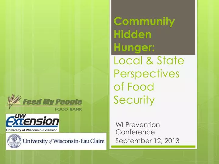 community hidden hunger local state perspectives of food security