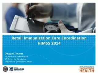 Retail Immunization Care Coordination HIMSS 2014