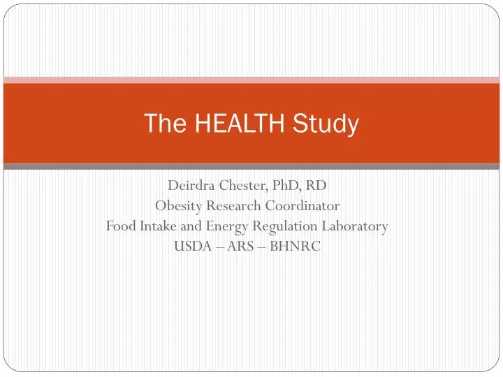 the health study