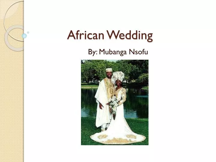 african wedding