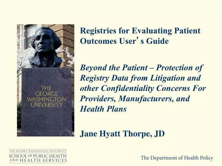 registries for evaluating patient outcomes user s guide