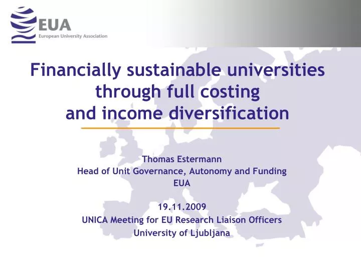 financially sustainable universities through full costing and income diversification