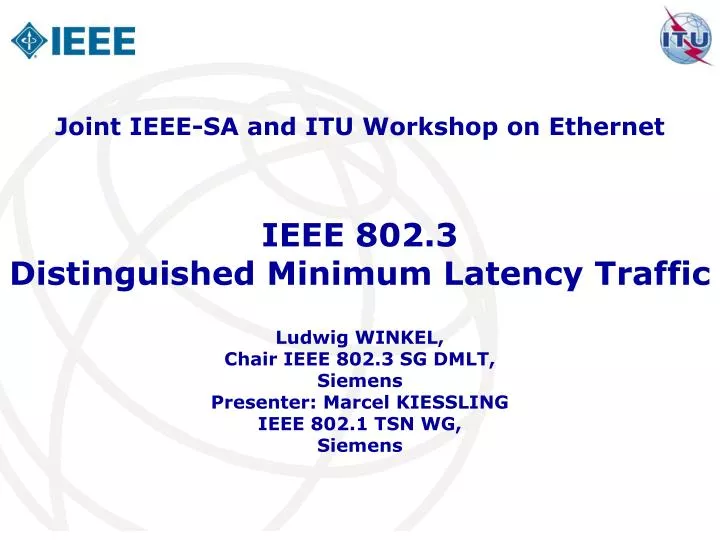 ieee 802 3 distinguished minimum latency traffic