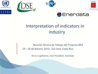 Interpretation of indicators in industry
