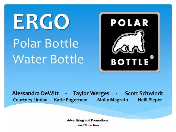 ergo polar bottle water bottle