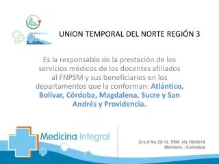 union temporal del norte regi n 3