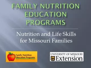 Family Nutrition Education Programs