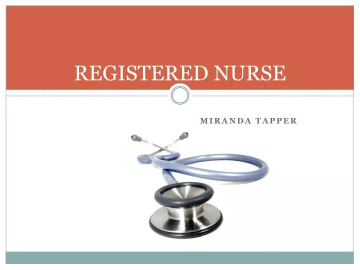 registered nurse