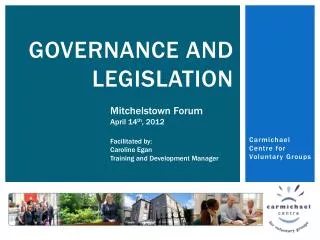 Governance and legislaTION