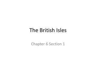 The British Isles