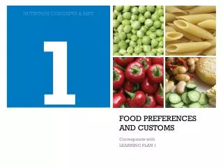 FOOD PREFERENCES AND CUSTOMS