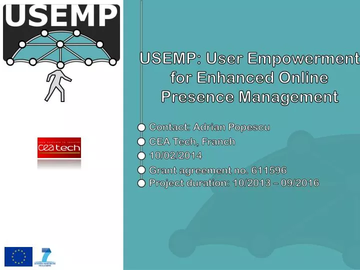 usemp user empowerment for enhanced online presence management