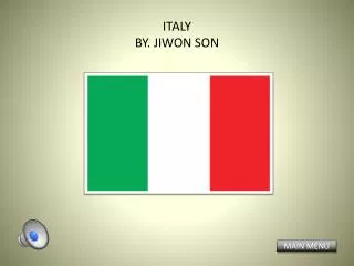 ITALY BY. JIWON SON