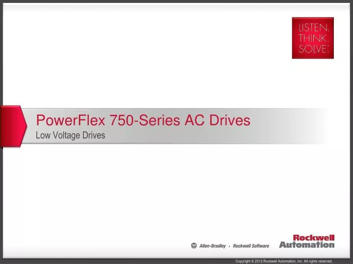 powerflex 750 series ac drives