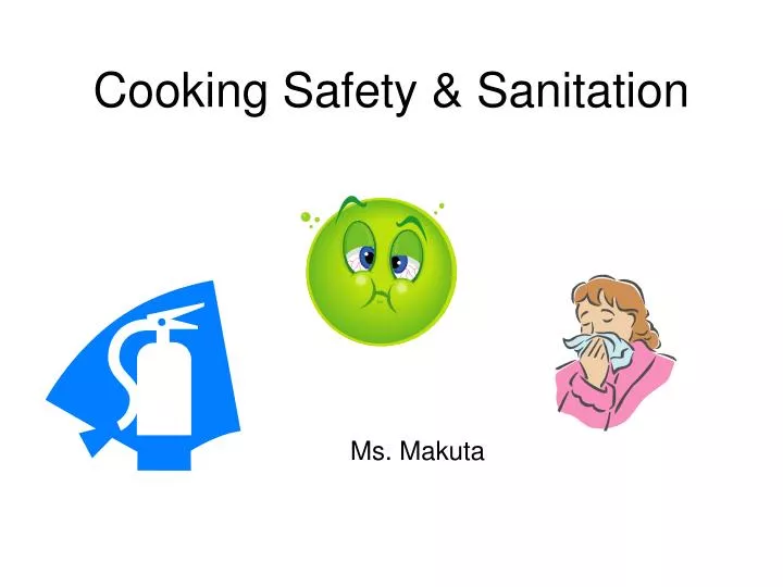 cooking safety sanitation