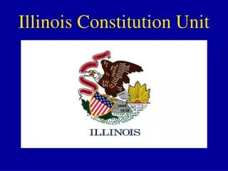 Illinois Constitution Unit