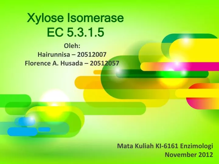 xylose isomerase ec 5 3 1 5