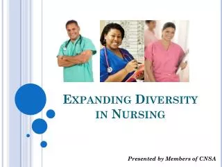 Expanding Diversity in Nursing