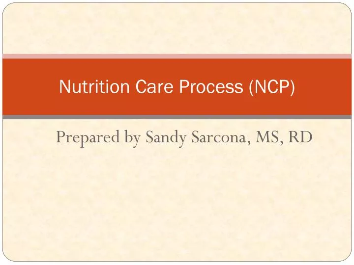 nutrition care process ncp