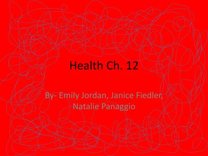 health ch 12