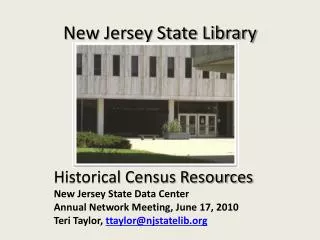 New Jersey State Library