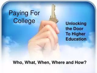 Paying For College