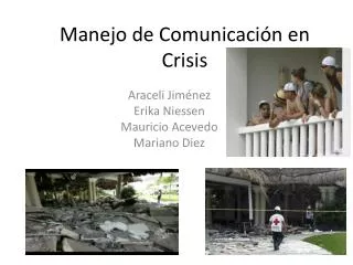 manejo de comunicaci n en crisis
