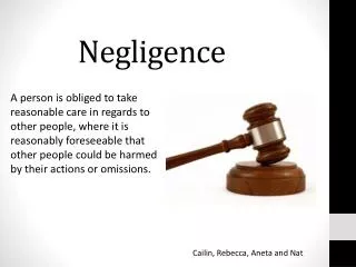 Negligence